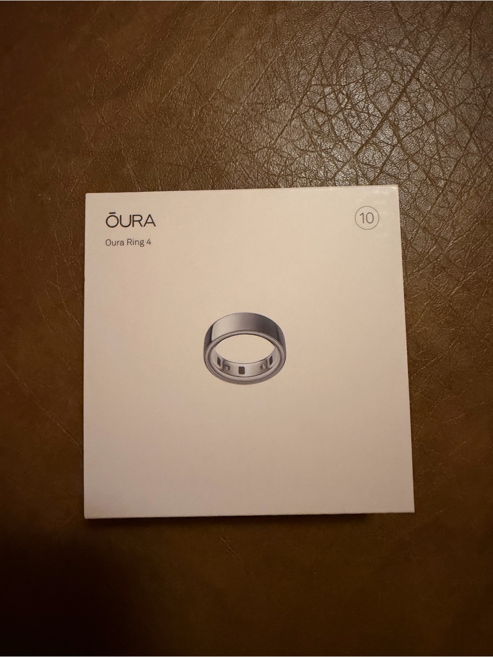 NEW SEALED Oura Ring 4 Silver Size 10